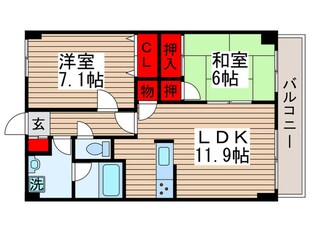 アウラ10の物件間取画像